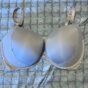 Beige Push Up Plunge